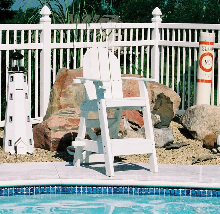 Wooden Lifeguard Chair 1 Step - Image 2