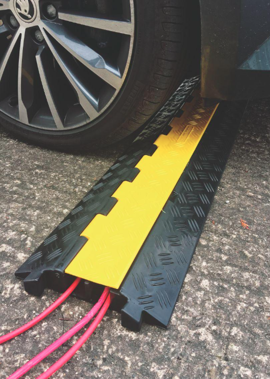 2 channel heavy duty cable protector dubai uae - Image 2