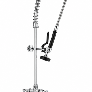 Pre-Rinse Spring Action Single Hole Base18" Flex Lines