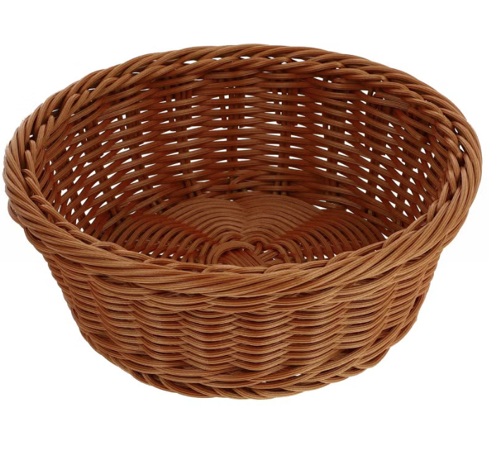 PP Rattan Bread Basket Round 20cm Dubai UAE
